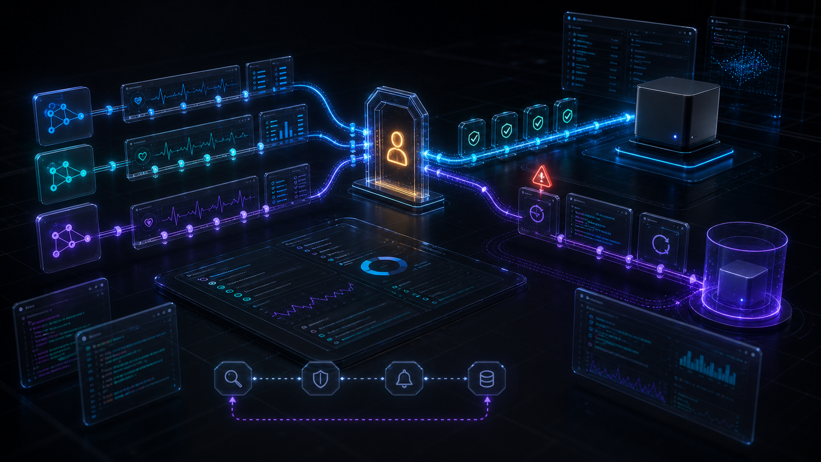 AI agent runbook dashboard with heartbeats, approvals, rollback, and telemetry